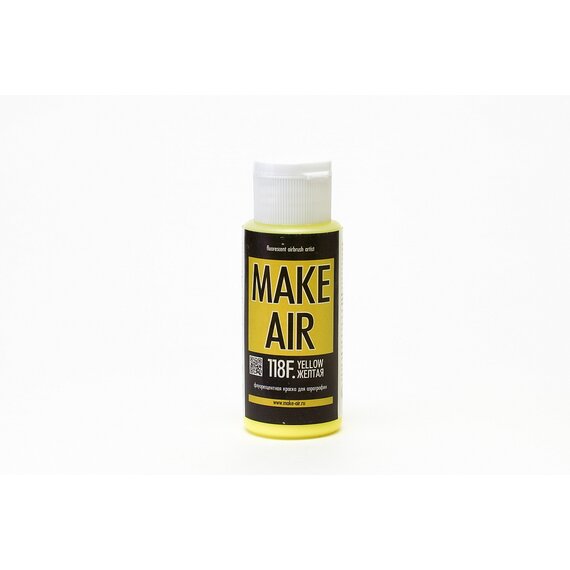 Краски для аэрографии "MAKE AIR", 60 мл флуоресцентная
