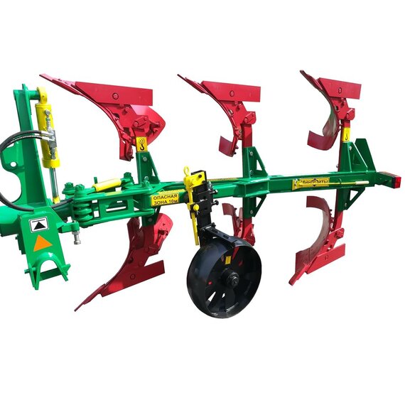 Плуг трехкорпусный навесной оборотный ПНО-3-35 (защита срезной болт)