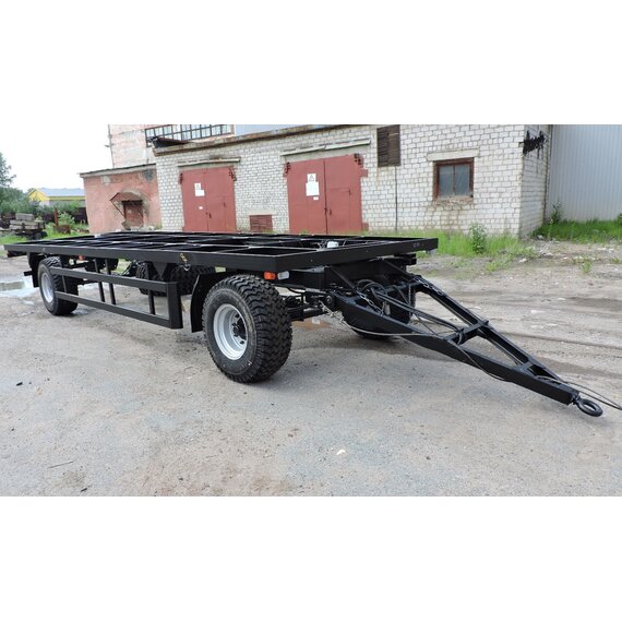 Прицеп для установки вагон-домов, бытовок, ДГУ и др. оборудования контейнерного типа