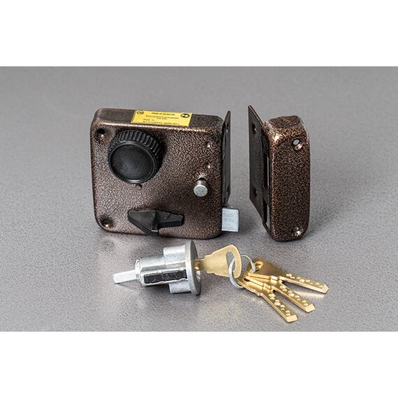 Замок накладной цилиндрованный ЗНШ