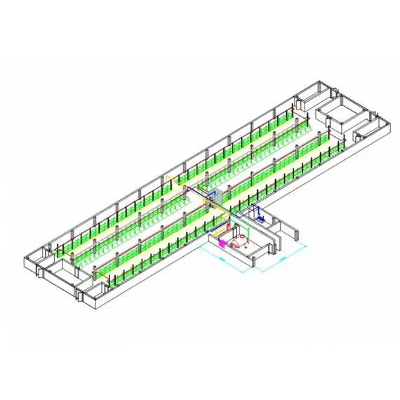 Молокопровод на 100 голов