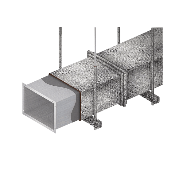 Огнестойкий воздуховод с защитой EL30