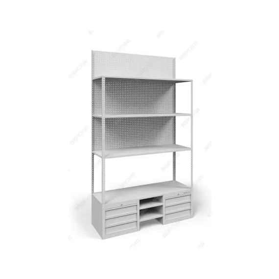 Стеллаж инструментальный 3000х1700х600
