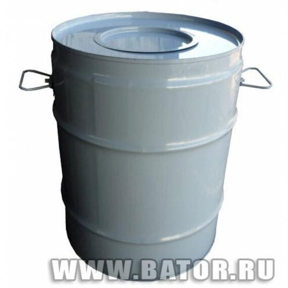 Барабан с крышкой хлопок (диаметр 180 мм). 50 л
