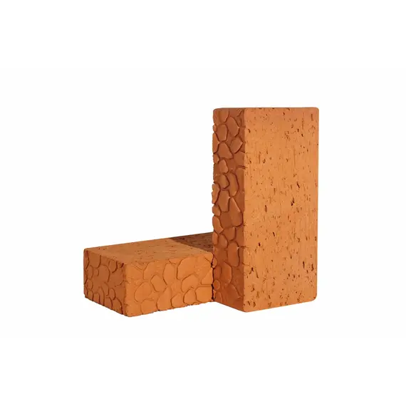 Кирпич рустик полнотелый «Камешки» 1НФ
