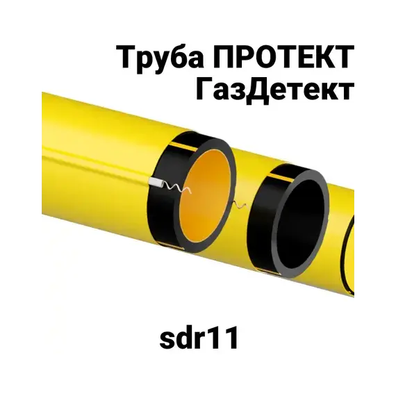 Труба Протект Газ Детект SDR 11 110