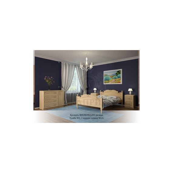 Кровать Филенка №1