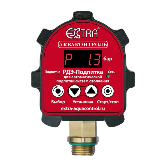 РДЭ-Подпитка-3-2.2 Реле давления воды электронное для автоматической подпитки систем отопления