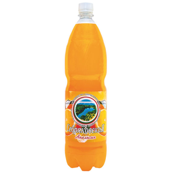 Напиток безалкогольный газированный «СЕБРЯКОВСКАЯ» «Апельсин»