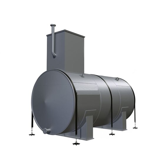 Емкости подземные горизонтальные дренажные с подогревателем типа ЕПП