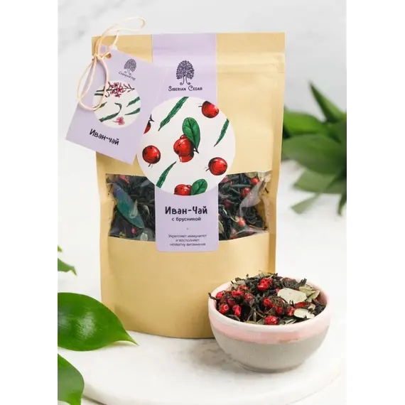 Иван-чай с брусникой, 40 г