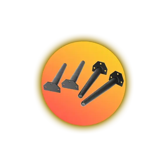 Ножки низкие, комплект 4 шт