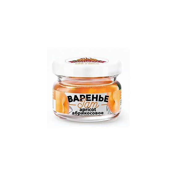 Варенье Абрикосовое, банка 30 гр