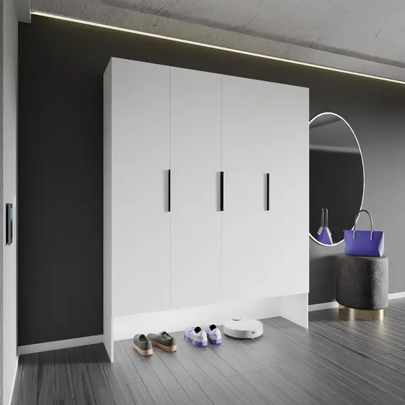 Шкаф парящий FLY-4 Белый