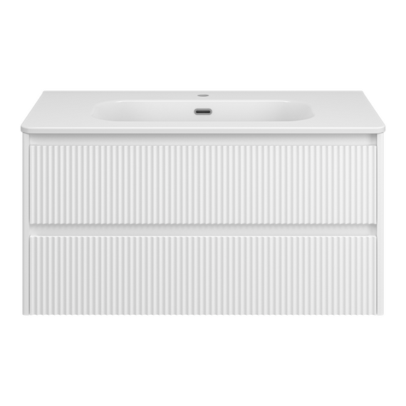 Тумба под раковину BREVITA RIVA 100 подвесная