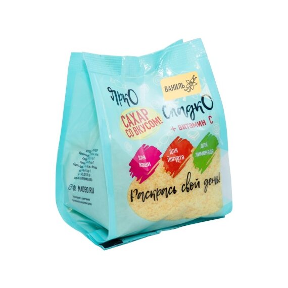 Цветной сахар со вкусом ванили, 300 г