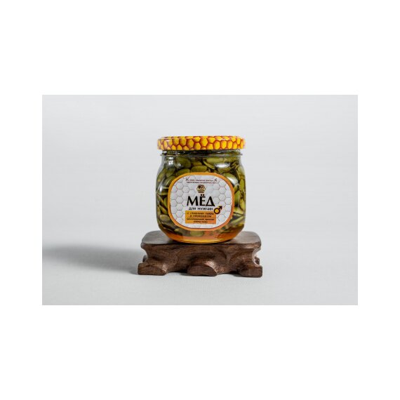 Мед с семенами тыквы и прополисом для мужского здоровья 250 г