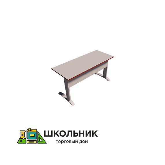 Парта ученическая двухместная, регулируемая по высоте