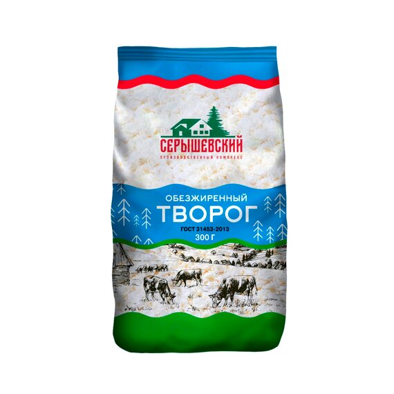 Творог обезжиренный 300 г.
