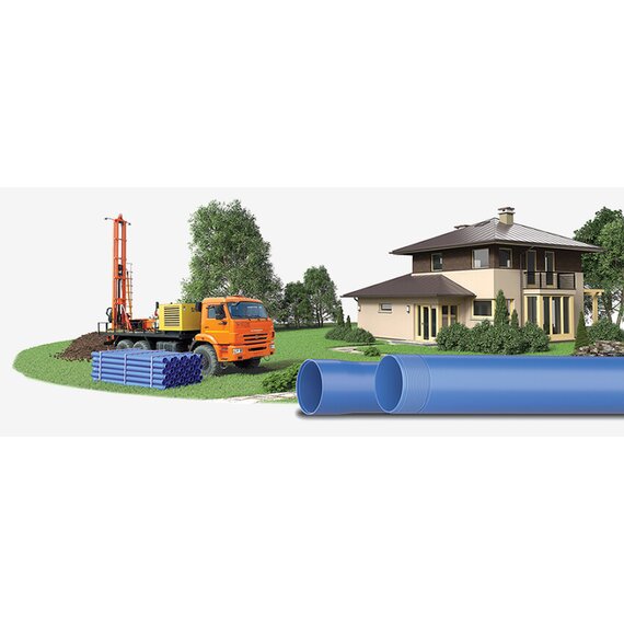 Обсадные трубы ПВХ для строительства и обустройства скважин