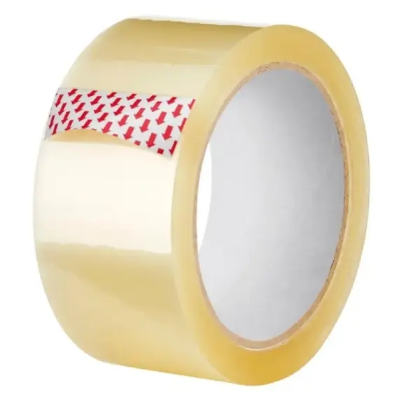 Скотч упаковочный прозрачный 50 мм 50 м 40 мкм