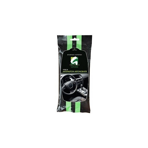 Влажные салфетки для ухода за интерьером автомобиля
