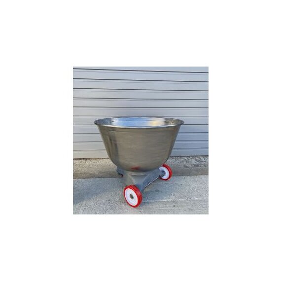 Дежа ДН-330 (нерж) чугунная каретка полиуретановые колеса