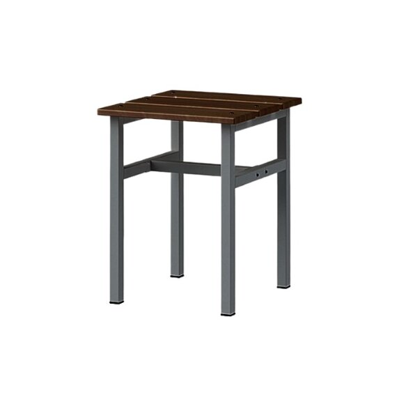 Табурет жесткий на металлическом каркасе