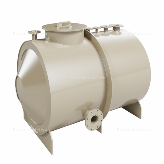 Емкость из полипропилена горизонтальная