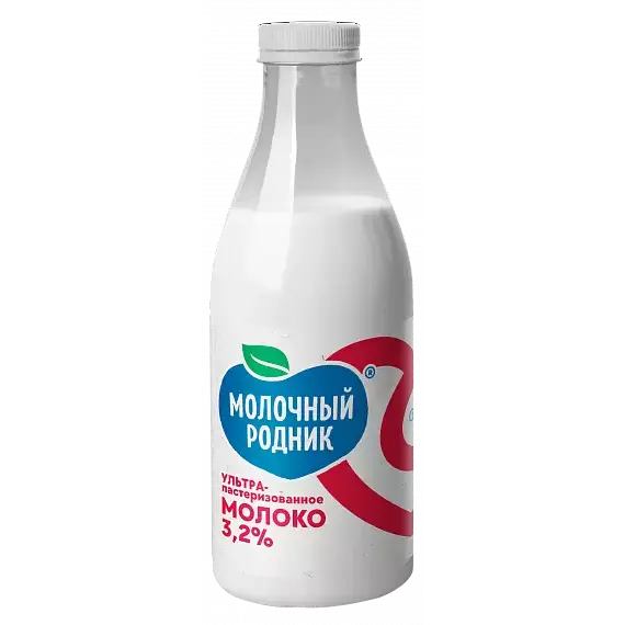 Молоко питьевое ультрапастеризованное "Молочный Родник" 3,2% 900 г
