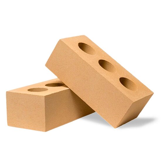 Силикатный лицевой одинарный пустотелый кирпич