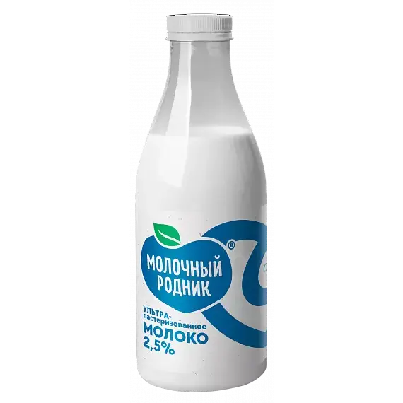 Молоко питьевое ультрапастеризованное "Молочный Родник" 2,5% 900 г