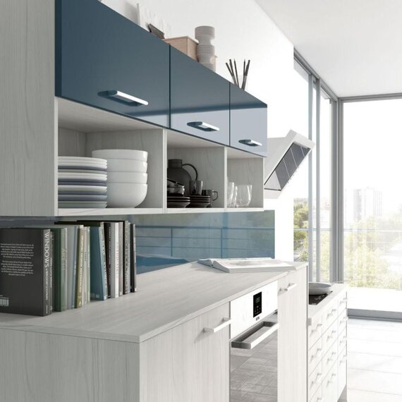 Кухня "Стиль", прямая, цвет Белое дерево