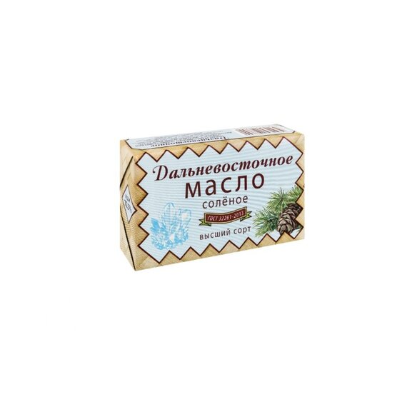 Масло сливочное солёное "Дальневосточное" 72.5%