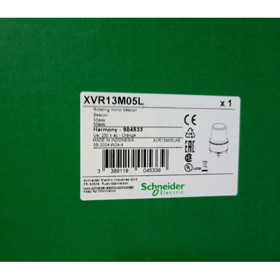 XVR13M05L Лампа маячок вращающийся оранжевая 230В SCHNEIDER ELECTRIC/Лампа сигнальная HARMONY