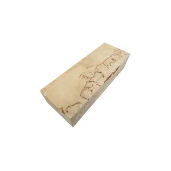 Берёза карельская, брусок обработанный воском