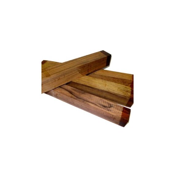 Палисандр сантос, брусок обработанный воском