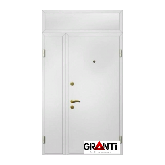 Дверь двустворчатая с фрамугой №1132