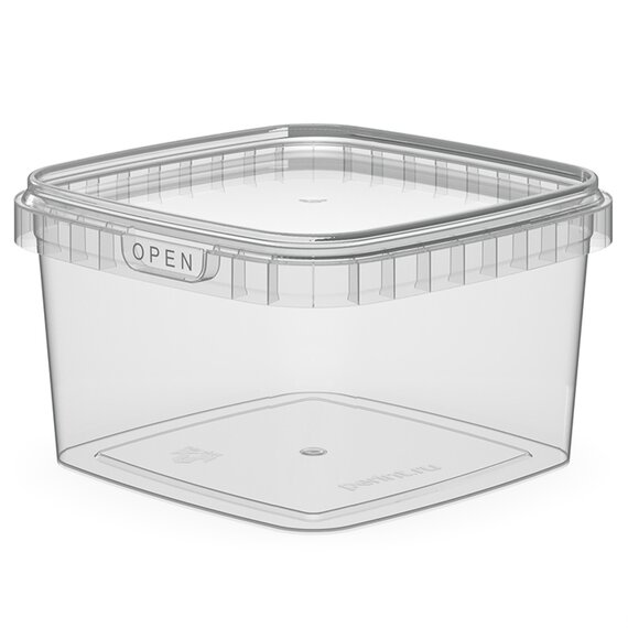 Контейнер прямоугольный 850мл/ 131мм контр. замок