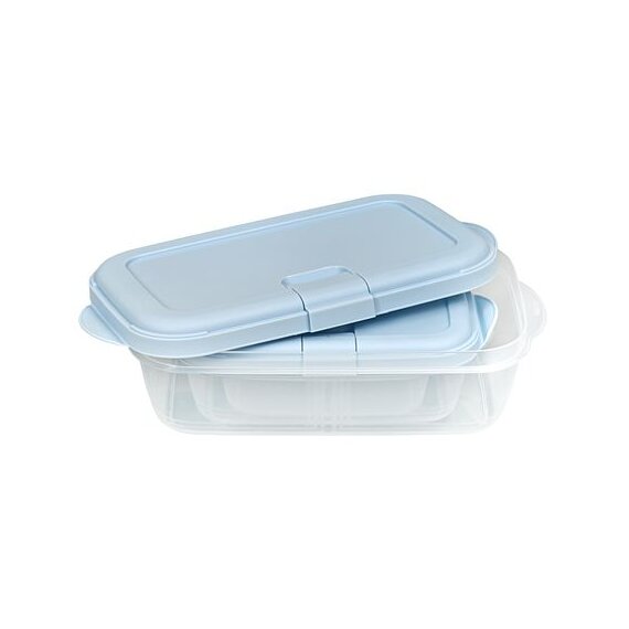 Контейнер для СВЧ PUSH 1,9л цвет голубой
