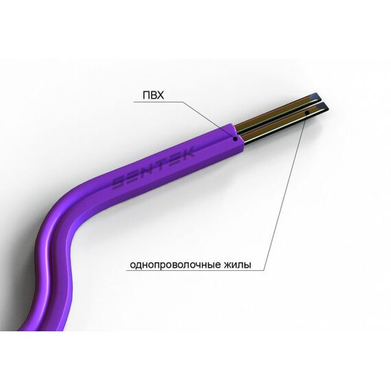 Провод термоэлектродный ПТВ-ХК 2х1,0