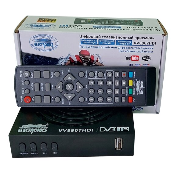 Приставка DVB-T2 ELECTRONICS VV8907HD