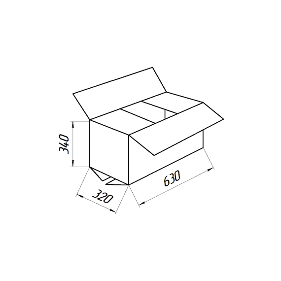 Гофрокороб №18 Т 22C