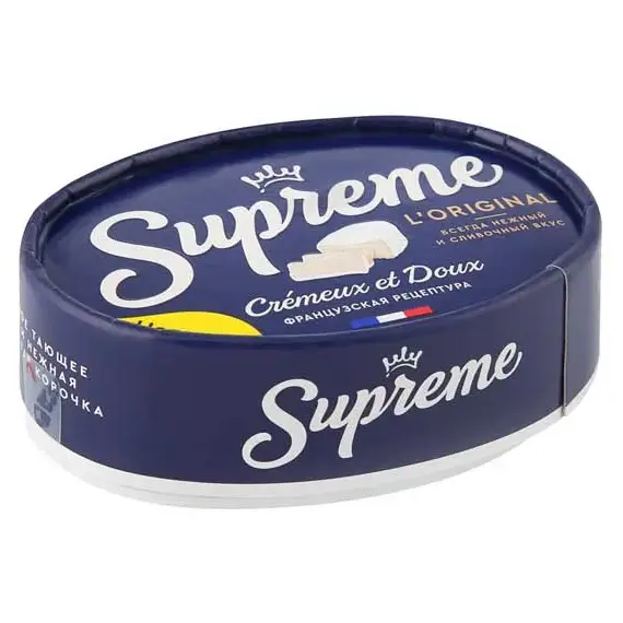 Сыр с белой плесеньюТМ "SUPREME", 60%, 125г, БМК, Россия