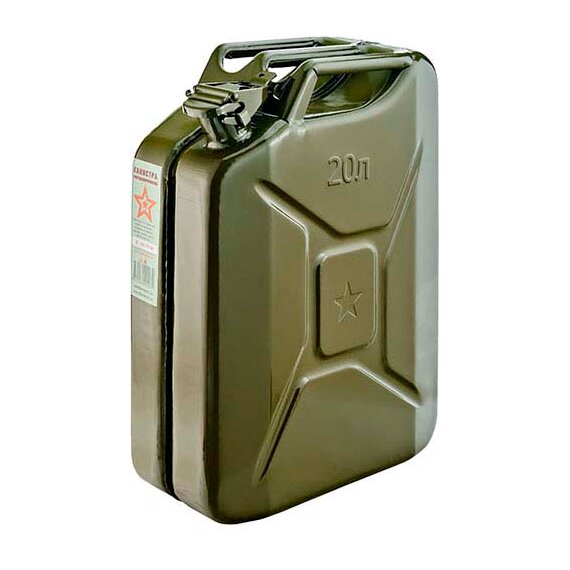 Канистра «Звезда» 20 л с фиксатором металл 0,6 мм (4094)