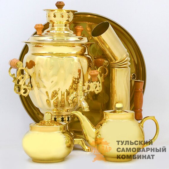 Набор «Жёлудь» жаровой, 3л, латунный