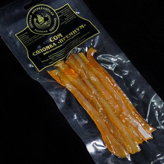 Сом соломка солено-сушеная в/у