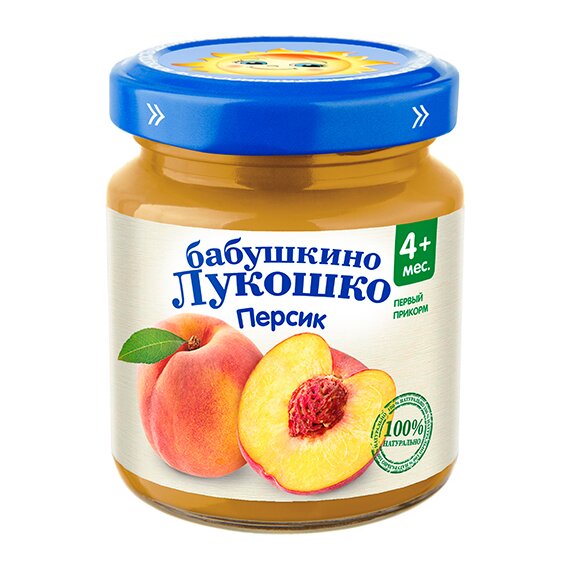 Фруктовое пюре из персиков