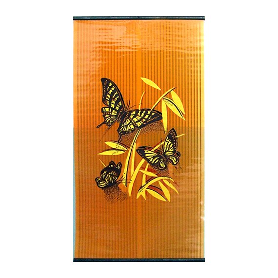 Бабочки жёлтые на оранжевом арт. 0004