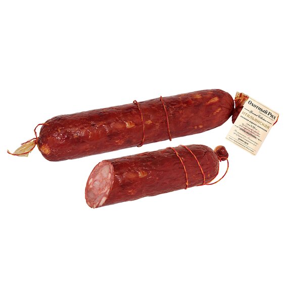 Колбаса варено-копченая Итальянская вяленая